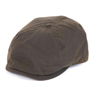 Barbour Portland Waxed Cotton Bakerboy Cap